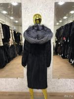 Лот: 10251092. Фото: 3. Новая норковая шуба с чернобуркой... Одежда, обувь, галантерея
