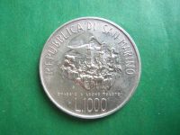 Лот: 21643133. Фото: 2. Сан-Марино 1000 лир 1978 г. 150... Монеты