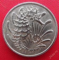 Лот: 2579628. Фото: 2. (№2293/LF) 10 центов 1967 (Сингапур... Монеты