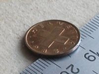 Лот: 19566417. Фото: 2. Монета 1 один раппен Швейцария... Монеты