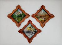 Лот: 25196826. Фото: 4. Миниатюра. Пейзаж. Рамка фигурная... Красноярск