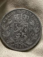 Лот: 19489550. Фото: 2. Бельгия 5 франков, 1868. Монеты