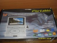 Лот: 1348962. Фото: 3. Портативный проигрыватель Portable... Бытовая техника