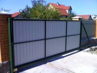 Лот: 11287270. Фото: 2. Ворота откатные 43. Срубы и конструкции