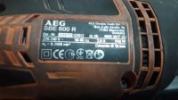 Лот: 12957586. Фото: 3. Дрель ударная AEG SBE 600 R. Строительство и ремонт