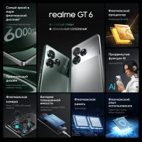 Лот: 23524137. Фото: 2. Смартфон Realme GT 6 (GT6) 16... Смартфоны, связь, навигация