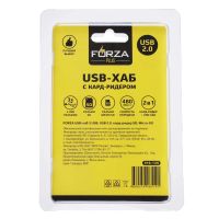 Лот: 15678614. Фото: 2. FORZA USB-хаб 3 USB. Периферия