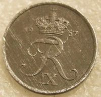 Лот: 10944569. Фото: 2. 1 эре 1967 Дания. Монеты