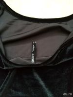 Лот: 10846103. Фото: 2. Женская кофта блуза чёрная бархат... Женская одежда