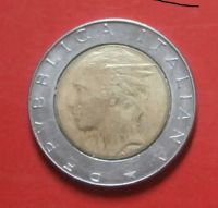 Лот: 18283997. Фото: 2. Италия 500 лир 1987 С 1 рубля. Монеты