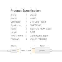 Лот: 21574372. Фото: 9. Кабель UGREEN USB-C to HDMI ABS...