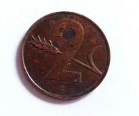 Лот: 25810240. Фото: 2. Швейцария 2 раппена 1958. Монеты