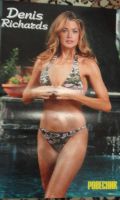 Лот: 6727227. Фото: 2. постер плакат Denise Richards... Открытки, билеты и др.