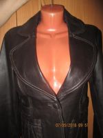 Лот: 11499550. Фото: 2. Стильная кожаная куртка, натуральная... Женская одежда