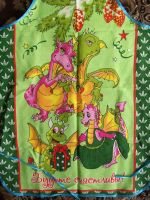 Лот: 5885251. Фото: 2. Фартук кухонный новый с драконами... Домашний текстиль