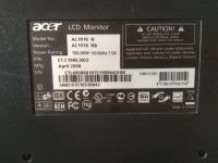Лот: 16004749. Фото: 2. монитор Acer al1916. Мониторы, проекторы