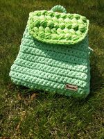 Лот: 16064883. Фото: 2. Рюкзак сумка из трикотажной пряжи... Аксессуары