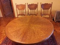 Лот: 4012182. Фото: 3. стол обеденный со стульями и креслами. Мебель