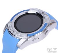 Лот: 15575565. Фото: 11. Умные часы Smart Watch V8 голубые...