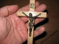 Лот: 6042175. Фото: 5. Настенное Распятие дерево бронза...