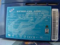 Лот: 2561119. Фото: 2. Блок питания Epsilon 600W. Комплектующие