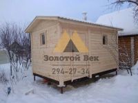 Лот: 15112338. Фото: 2. Каркасная баня 2.5х4 .Фундамент... Срубы и конструкции