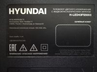 Лот: 25364335. Фото: 5. MAIN CV6681-K42,TV Hyundai H-LED43FS5003