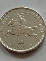Лот: 21731913. Фото: 2. 5 лит 1925 г. Литва. Нечастая... Монеты
