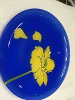 Лот: 25898672. Фото: 6. Блюдо синее новое 28 см.