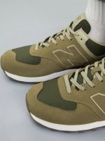 Лот: 22456772. Фото: 9. Кроссовки New Balance 574, Зеленый