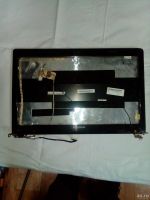 Лот: 13481759. Фото: 2. Крышка матрицы Lenovo G570 с шарнирами. Комплектующие