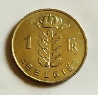 Лот: 25120596. Фото: 2. Бельгия 1 франк 1967 Бодуэн I... Монеты