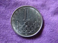 Лот: 3968324. Фото: 2. 1 крона 2001 г., Чешская Республика. Монеты