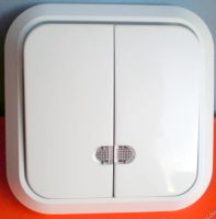 Лот: 4716629. Фото: 2. 🔲🔲 Выключатель Makel 2-клавишный... Электрооборудование