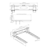 Лот: 10379664. Фото: 2. Кронштейн Kromax Micro-5 (белый... Аксессуары