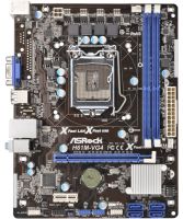 Лот: 15422913. Фото: 2. Материнская плата ASRock H61M-VG4... Комплектующие