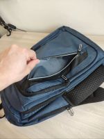 Лот: 21763838. Фото: 5. Рюкзак городской синий 32 л