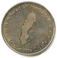 Лот: 17671931. Фото: 2. Швеция туристический жетон Стокгольм... Значки, медали, жетоны
