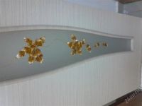 Лот: 2498273. Фото: 2. Дверь цветочки с позолотой. Двери, окна, фурнитура
