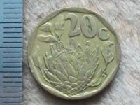Лот: 10702408. Фото: 5. Монета 20 цент ЮАР Южная Африка...
