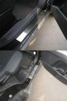 Лот: 2972301. Фото: 2. Накладки на пороги mitsubishi... Оснащение, оборудование, аксессуары