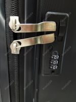 Лот: 16357567. Фото: 10. Чемодан Большой ABS plastic "Чёрный...