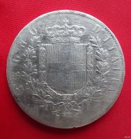 Лот: 2290042. Фото: 2. (№1914) 5 лир 1873 (Италия). Монеты