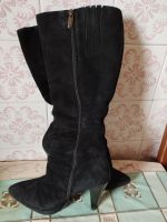 Лот: 24571940. Фото: 3. Сапоги зимние замшевые р.37. Одежда, обувь, галантерея