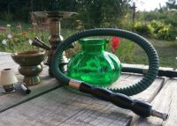 Лот: 16091509. Фото: 2. Кальян habibi зелёный. Сувениры, подарки