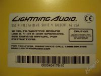 Лот: 290031. Фото: 2. Lightning audio B2.400.4, обмен... Автозвук