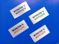 Лот: 18248495. Фото: 7. бирки САТИН стандарт полноцветные...