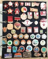 Лот: 19976598. Фото: 2. Значки СССР в альбоме 226 шт... Значки, медали, жетоны