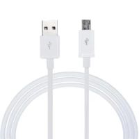 Лот: 8875151. Фото: 2. Кабель USB микро USB белый. Аксессуары