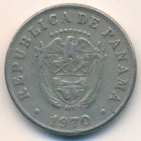 Лот: 10616923. Фото: 2. Панама 5 сентесимо 1970 год. Герб... Монеты